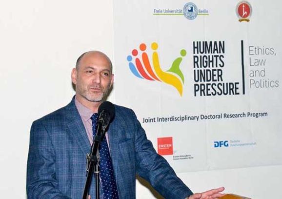 Prof. Tomer Broude ist der Sprecher der Hebrew University des Kollegs "Human Rights under Pressure".