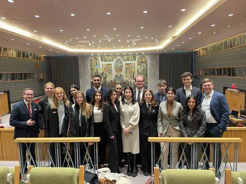 FU-Delegation at the UN Security Council