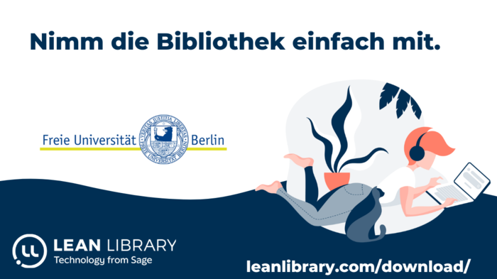 Nimm die Bibliothek einfach mit - Lean Library, Freie Universität Berlin