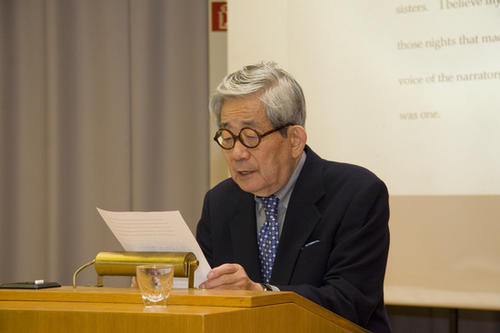 Vortrag von Kenzanburo Oe anlässlich des 10-jährigen Jubiläums der Samuel-Fischer-Gastprofessur für Literatur