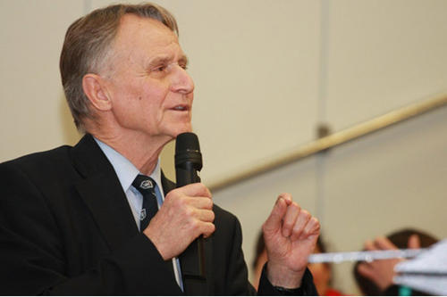 Hans-Ulrich Klose sprach auf Einladung des John-F.-Kennedy-Instituts an der Freien Universität
