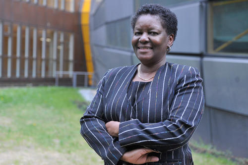 Nach 25 Jahren wieder in Berlin: Professorin Dr. Thokozile Valerie Mayekiso ist aus dem südafrikanischen Port Elizabeth angereist