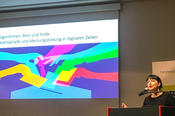 Ulrike Klingers Vortrag über Algorithmen, Bots und Trolle war die vierte Veranstaltung im Rahmen der Reihe „made in Dahlem: Junge Forschung aus der Freien Universität“.