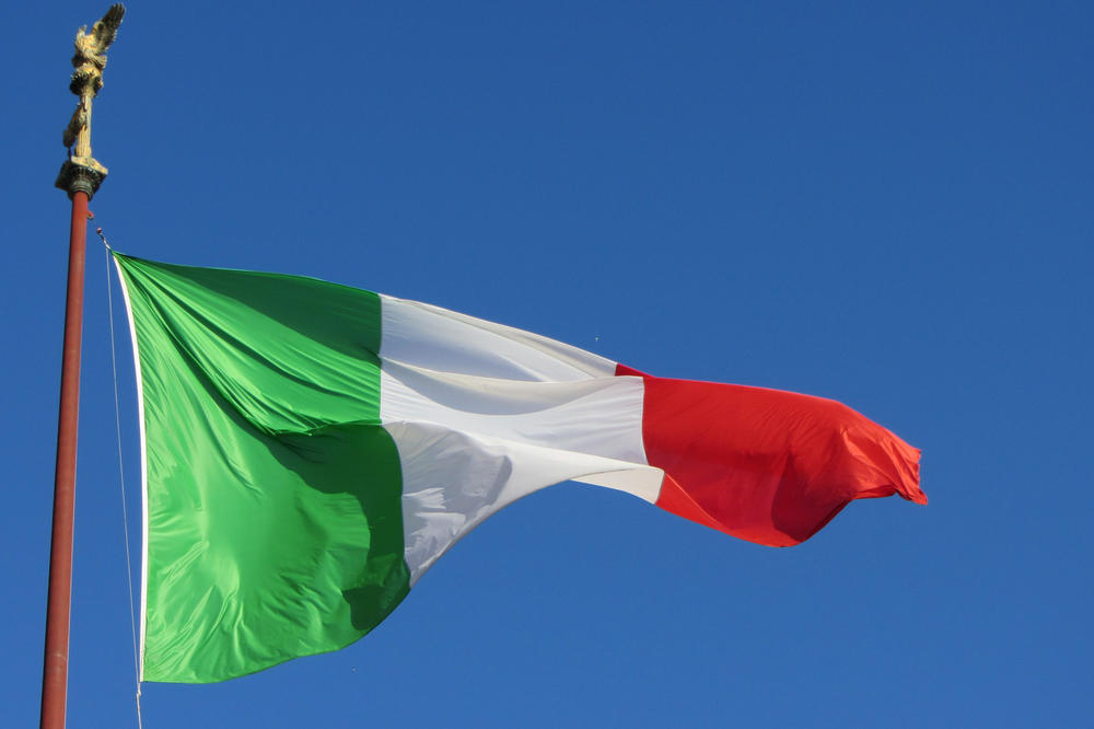 Il tricolore: Die Flagge Italiens geht auf die Zeit um 1800 zurück.