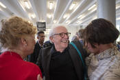 Wiedersehen: Gesine Schwan (l.), em. Politikwissenschaftsprofessorin am Otto-Suhr-Institut, Karl Einhäupl, Kuratoriumsvorsitzender der Freien Universität, und Jutta Allmendinger, Präsidentin des Wissenschaftszentrums Berlin für Sozialforschung.