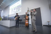 Das Tuesday Trio sorgte mit „Berliner Jazz-Inspirationen“ für festliche Stimmung.