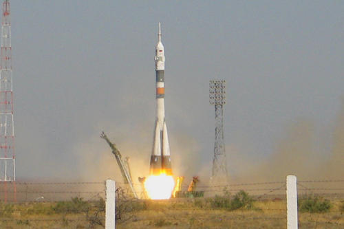 Start der russischen TMA-16-Rakete zur Internationalen Raumstation ISS