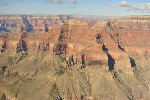 Freie Sicht ohne Bohrung: Am Grand Canyon im Bundesstaat Arizona, USA, kann man...