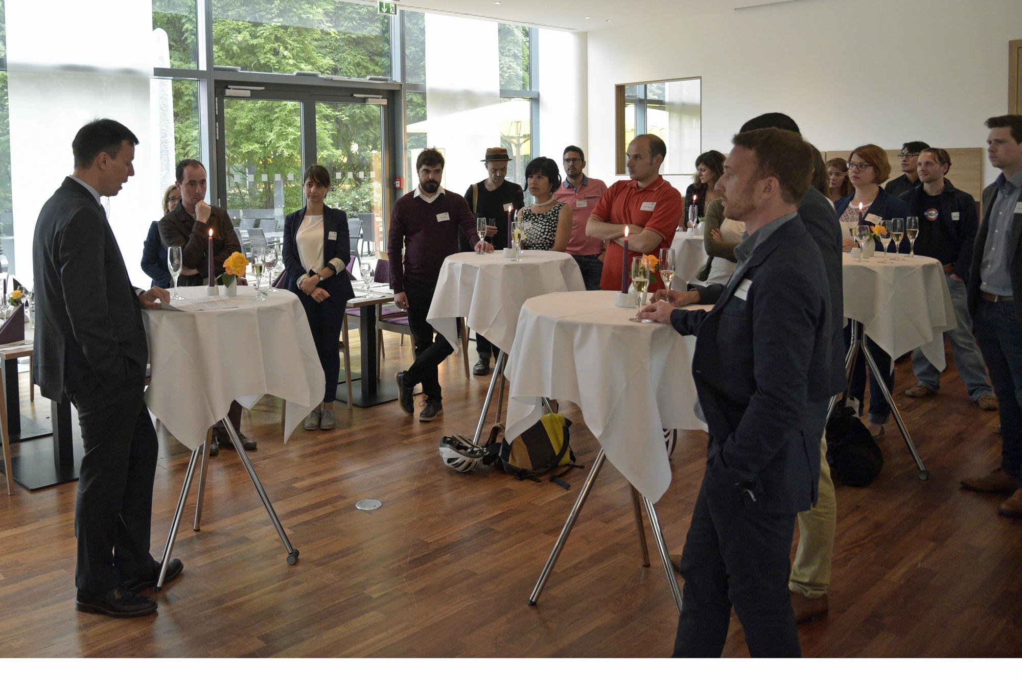 Der Vizepräsident der Freien Universität Professor Klaus Mühlhahn sprach bei den „Dahlem Postdoc Networking Days“.