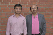 Biprajit Sarkar (li.) und Goutam Kumar Lahiri (re.) wollen den Transfer von Elektronen erforschen.