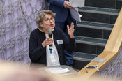 Die Senatsbaudirektorin Prof. Petra Kahlfeldt lobte den Neubau als städtebauliche und architektonische Bereicherung.