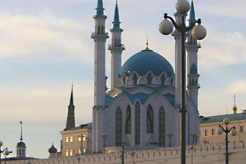 Die neue Kul-Sharif-Moschee im Kazaner Kreml