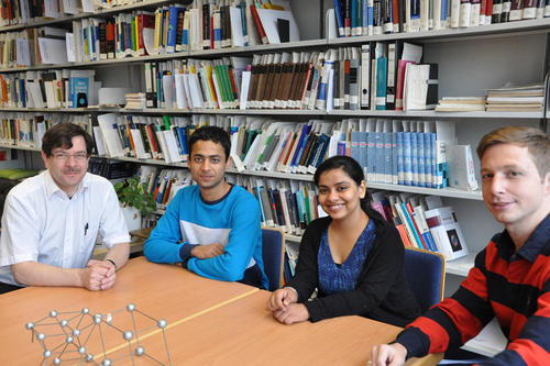 Die Chemie stimmt: Dirk Andrae, Kaustubh Chaharia, Rupali Chawla und Jean-Christophe Tremblay (v.l.n.r.).