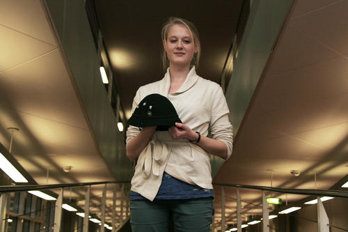 Eine der Gipfelstürmerinnen des "Uni Wanderclub Berlin" ist Britta Wittchow. Die Studentin der Freien Universität ist gleichzeitig auch eine Organisatorin des Vereins.