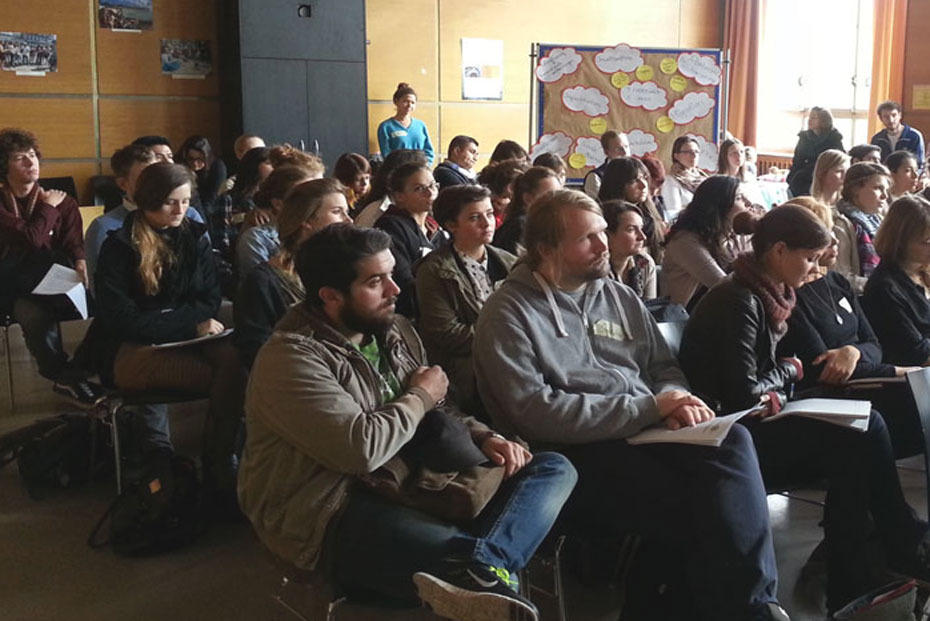 Auch die neuen Studierenden am Lateinamerika-Institut wurden herzlich begrüßt.