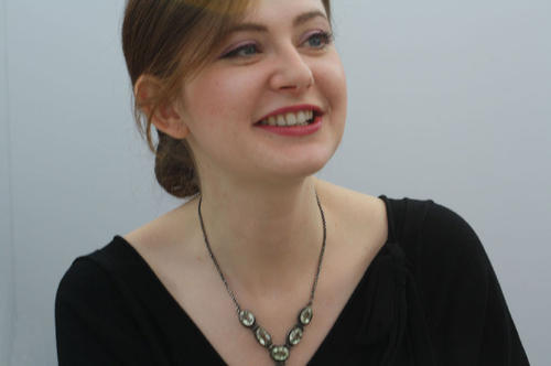 Olga Grjasnowa, Autorin und Studentin an der Freien Universität Berlin.
