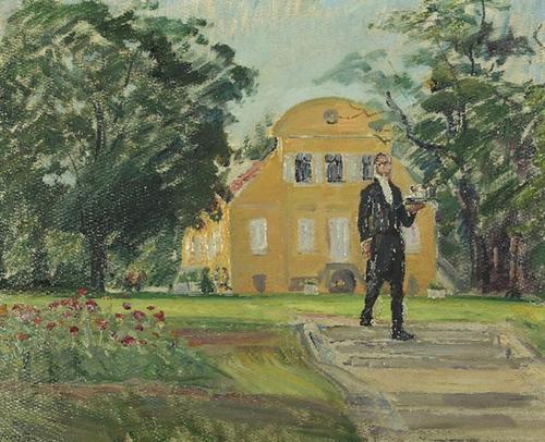 Miriam-Esther Owesle ließ sich von den Gartenbildern des Künstlers Max Slevogt inspirieren, der das Guthmann‘sche Landgut mehrfach gemalt hatte.