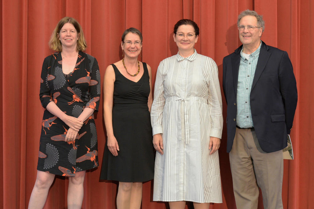Das Team (v.l.): Sandra Schüddekopf, Mechthild Koreuber, Anita Zieher und David Rowe.
