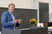 Hauke Heekeren, Vizepräsident für Studium und Lehre an der Freien Universität Berlin, begrüßte die Gäste.