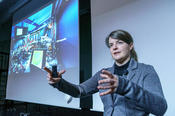 Physicist Monika Aidelsburger of LMU München received the 2021 Klung Wilhelmy Science Award.