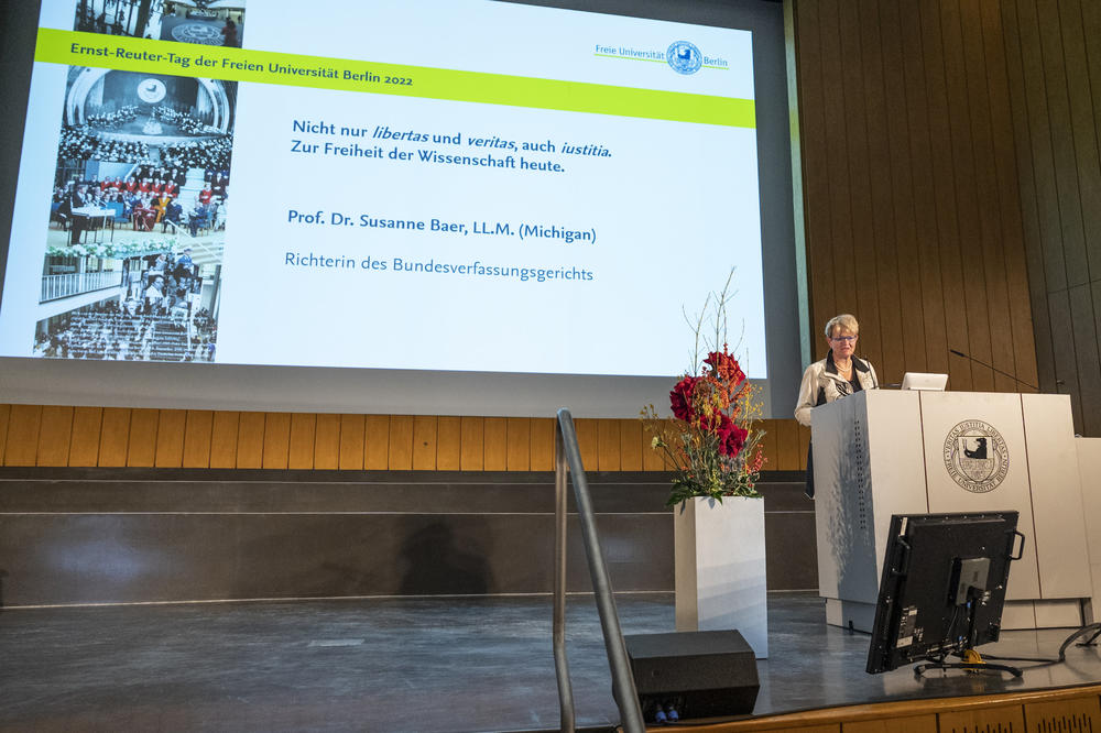 In her speech, Justice Susanne Baer of the German Federal Constitutional Court emphasized the importance of science for democratic societies.