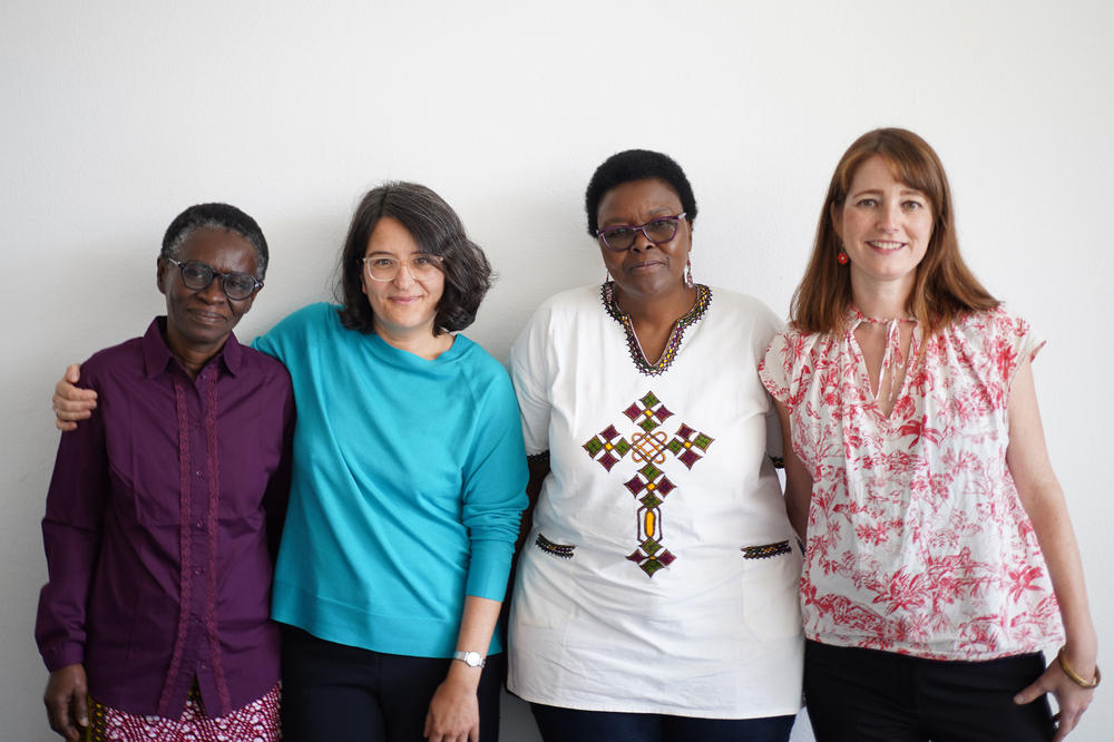 From left to right: Akua Opokua Britwum, Gülay Çağlar, Pacificah Florence Okemwa, and Wendy Stollberg