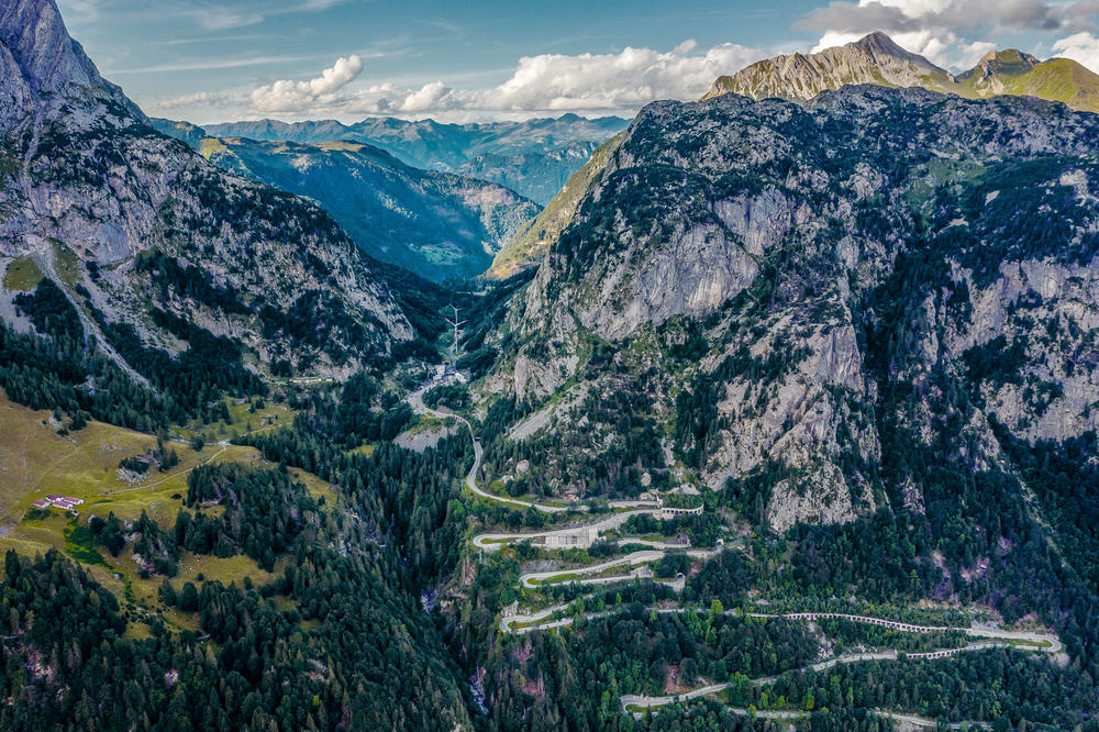 The Plöcken Pass (1357 meters above sea level) is a pass road in the Carnic Alps. It links the Austrian market town Kötschach-Mauthen in the Gail Valley with the Italian village Timau in Friuli.