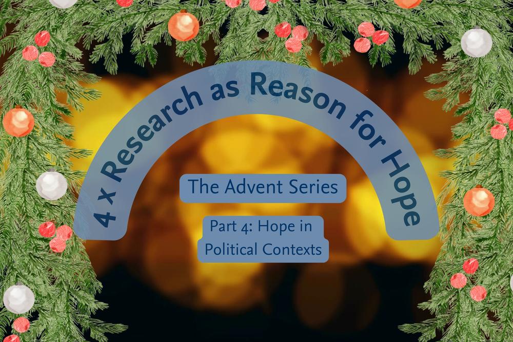 Not everything is as grim as it seems. During the Advent season, we are presenting four research topics that offer reason for hope.