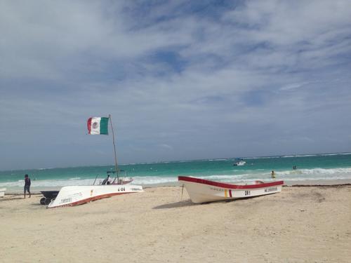 The beach in Tulum attracts many tourists – too many for the taste of our author Estefanía.