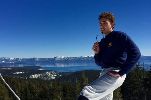 Our author Louis Potthoff takes a moment while skiing in northern California to reflect on his semester abroad.
