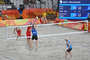 Nora Jacobs attended the German beach volleyball team’s tournament during the Olympics in Rio in person.