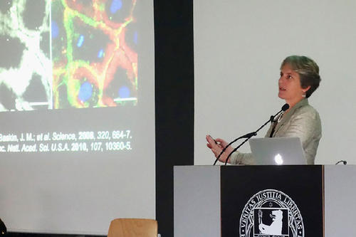 Professor Carolyn Bertozzi at Freie Universität Berlin on October 22, 2014