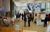 Future from the Very Beginning – An Exhibition about the History and Profile of Freie Universität Berlin – in the Henry Ford Building. Photo taken at the opening ceremony on October 15, 2004.