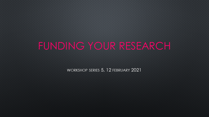 15 funding your research