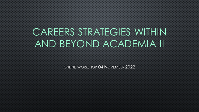 20 Career strategies II