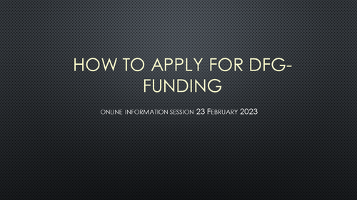 22 how to apply dfg