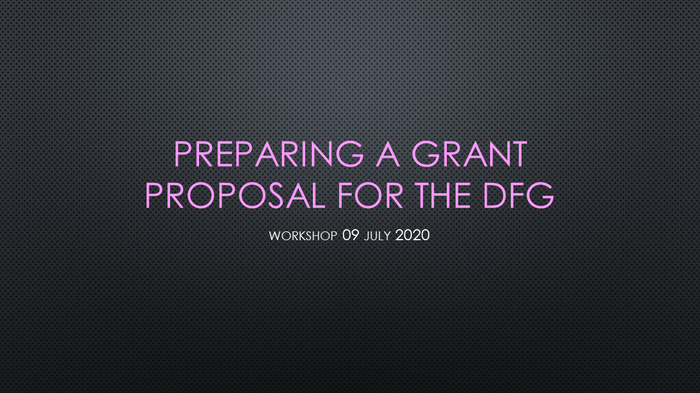 5 preparing grant