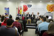 The panel discussion “Meet German Universities” with representatives of the four present universities