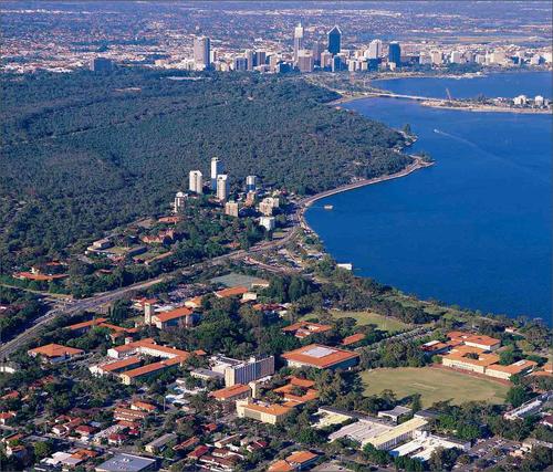 UWA campus Kings Park and city