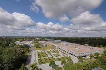 Holzlaube aerial view