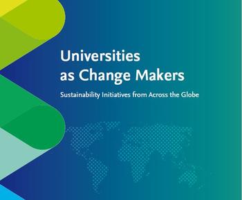 Cover of the Brochure "Universities as Change Makers"