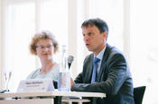 Vice president Klaus Mühlhahn explained the internationalization strategy of Freie Universität.