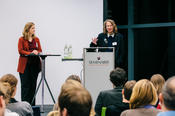 Vice president Prof. Dr. Brigitta Schütt and Prof. Dr. Miranda Schreurs opened the event.