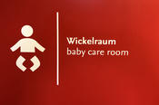 Freie Universität has set up changing rooms for babies and small children in various locations on campus.
