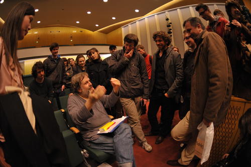 Von der Französischen Revolution über Hegels Totalitätsbegriff: Der slowenische Philosoph Slavoj Žižek hielt 2011 die Hegel-Lecture an der Freien Universität.
