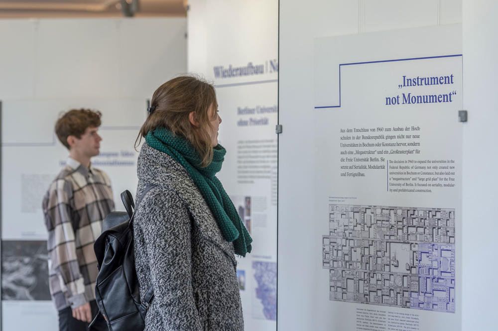 Der Gebäudekomplex Rost- und Silberlaube ist Teil der Ausstellung „Architekturen der Wissenschaft“.