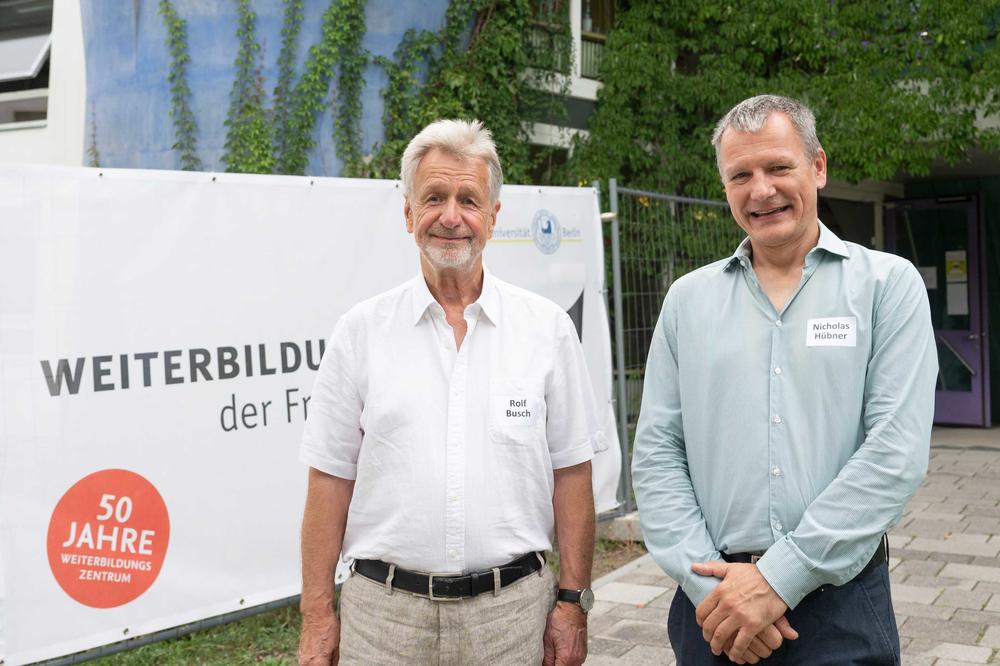 Der frühere und der aktuelle WBZ-Leiter. Rolf Busch (li.) und Nicholas Hübner