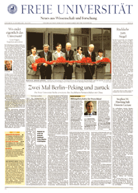 Titelseite Tagesspiegel-Beilage vom 15.10.2005