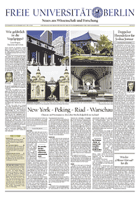 Titelseit Tagesspiegel-Beilage vom 19.11.2005