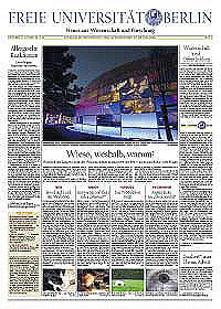 Titelseite Tagesspiegel-Beilage vom 13.05.2006